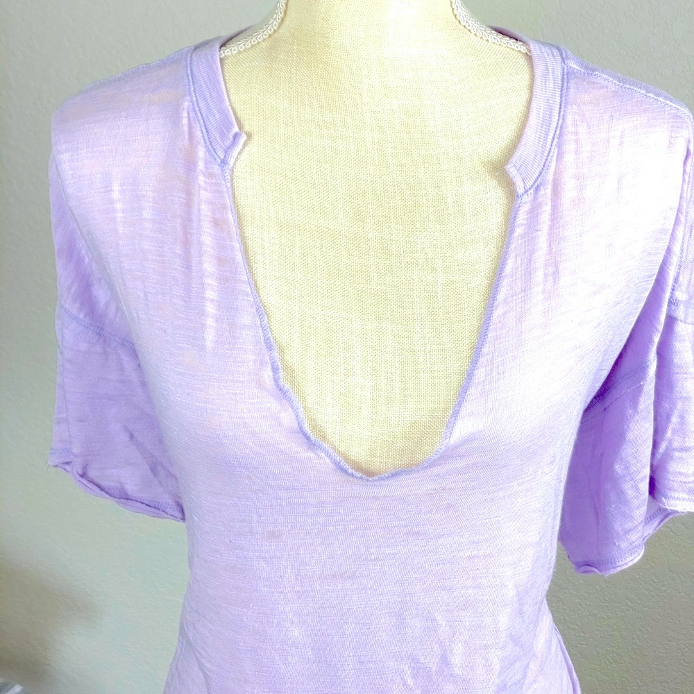 Free People Maddie Distressed Tee - Picture 4 of 7